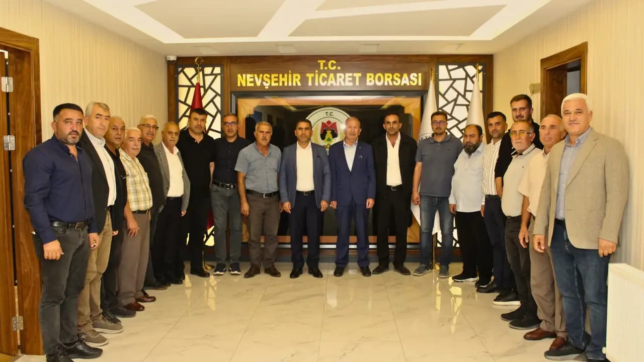 Nevşehir Ticaret Borsası hizmet binası içinden bir görünüm